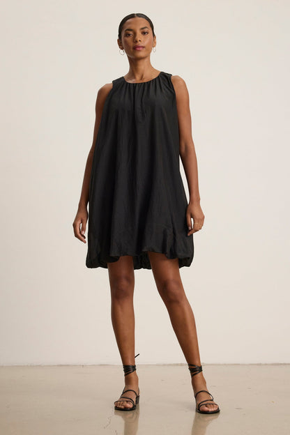 MARGOT SILK COTTON VOILE DRESS