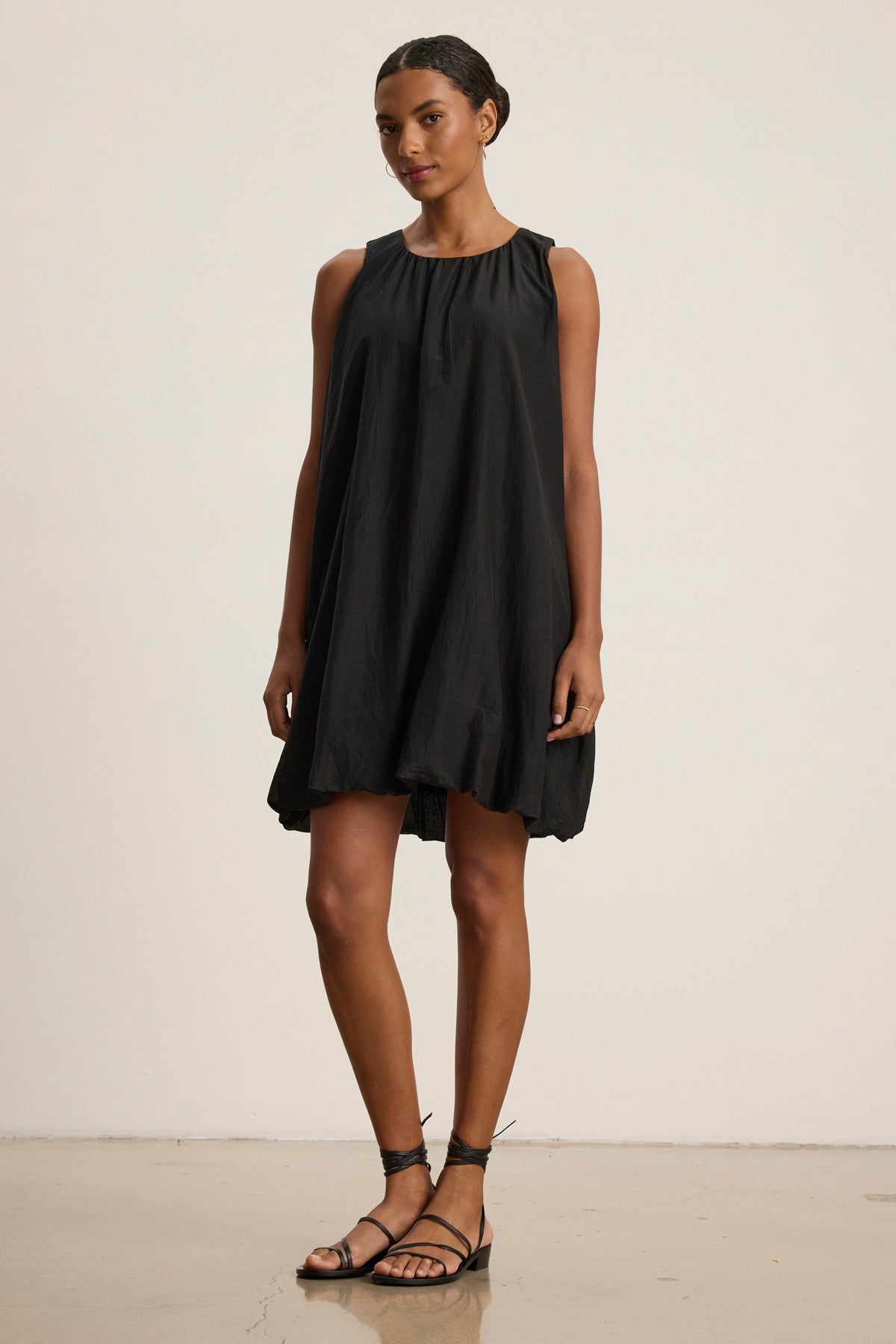 MARGOT SILK COTTON VOILE DRESS
