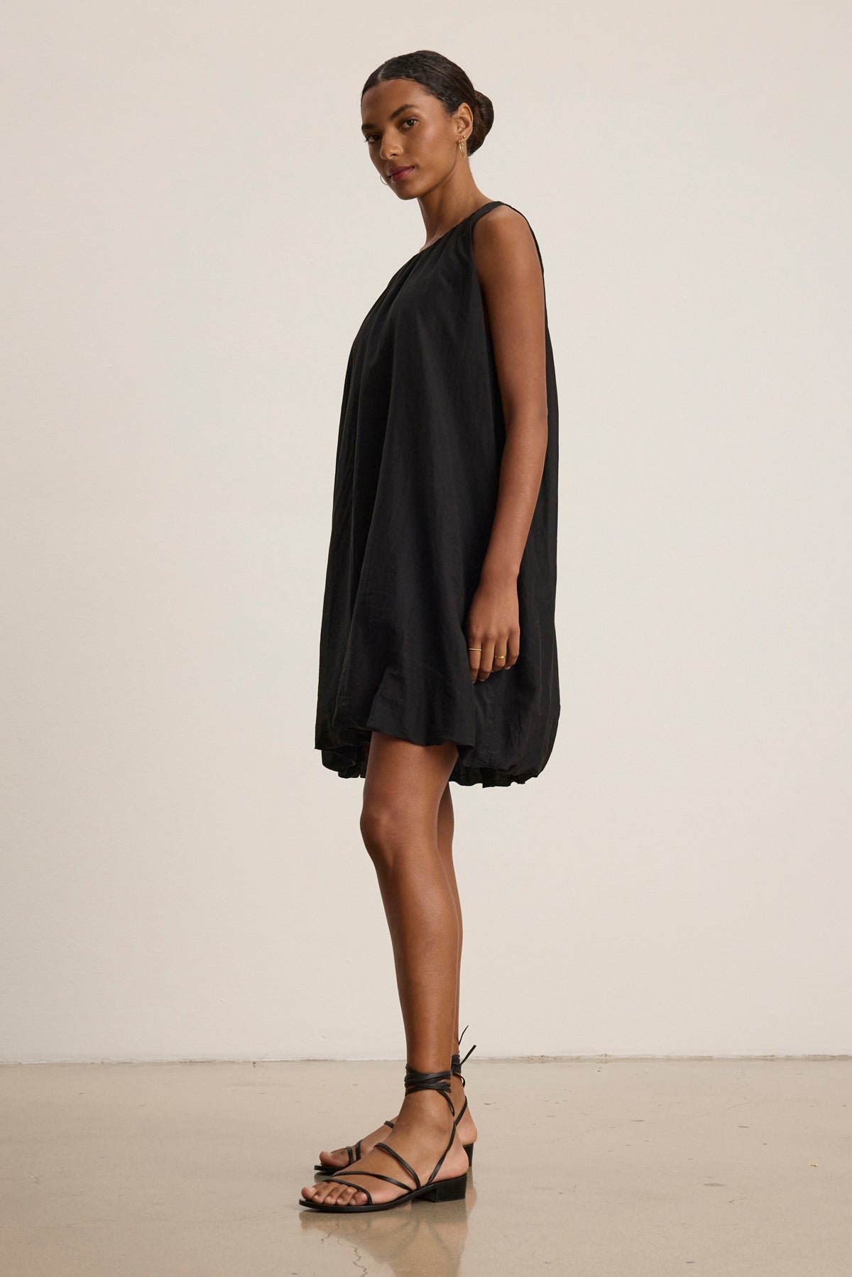 MARGOT SILK COTTON VOILE DRESS