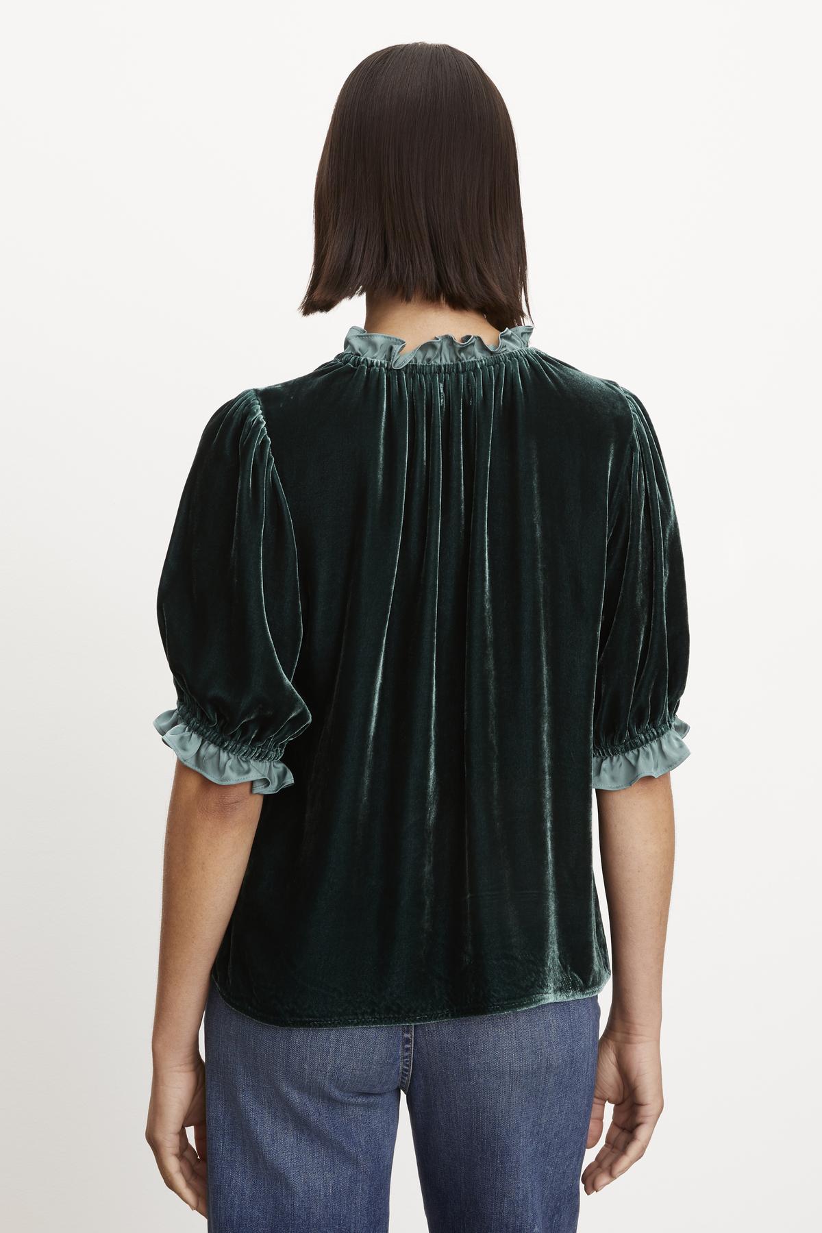 VAL SILK VELVET TOP