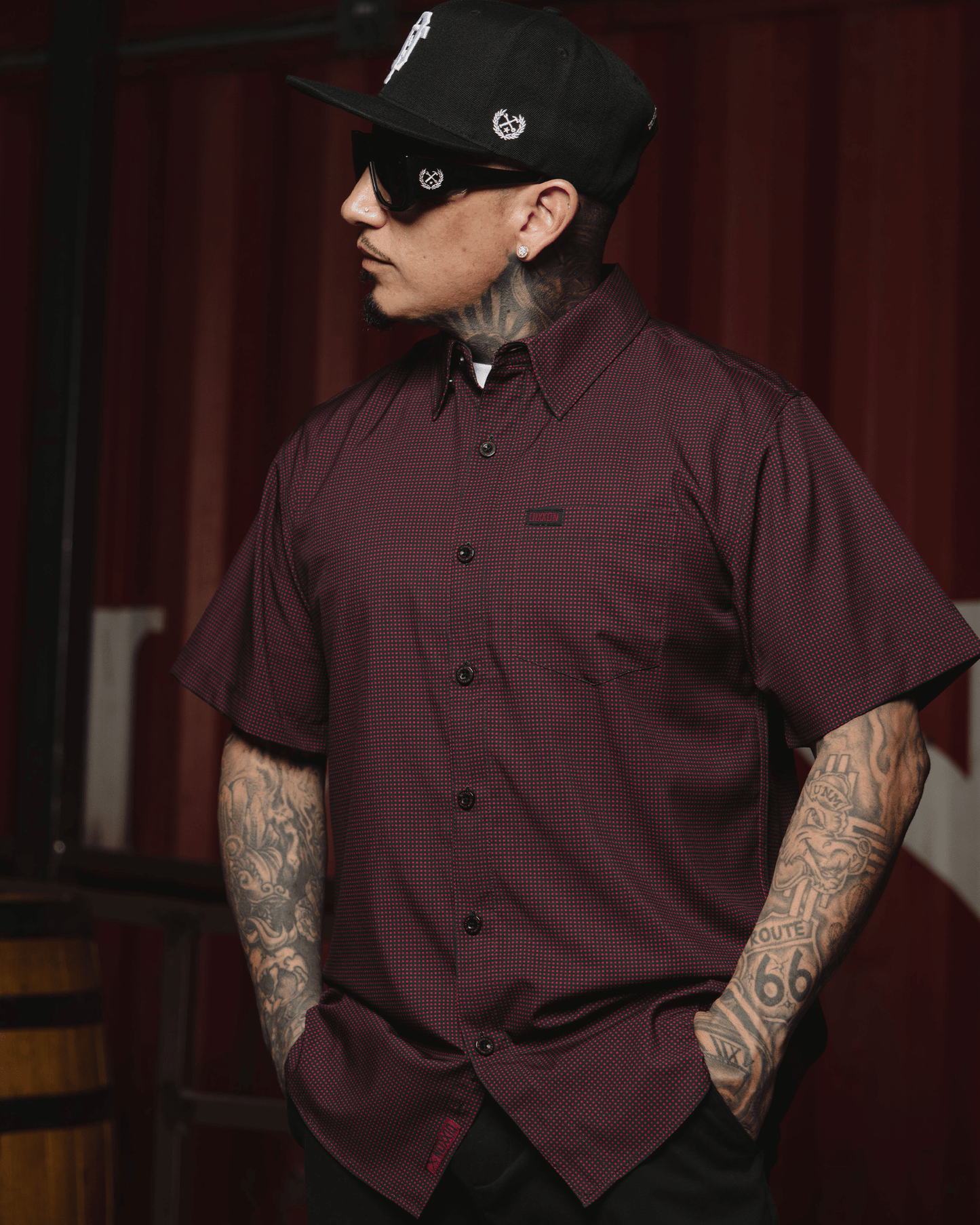 Simple Mind Party Shirt - Black & Red
