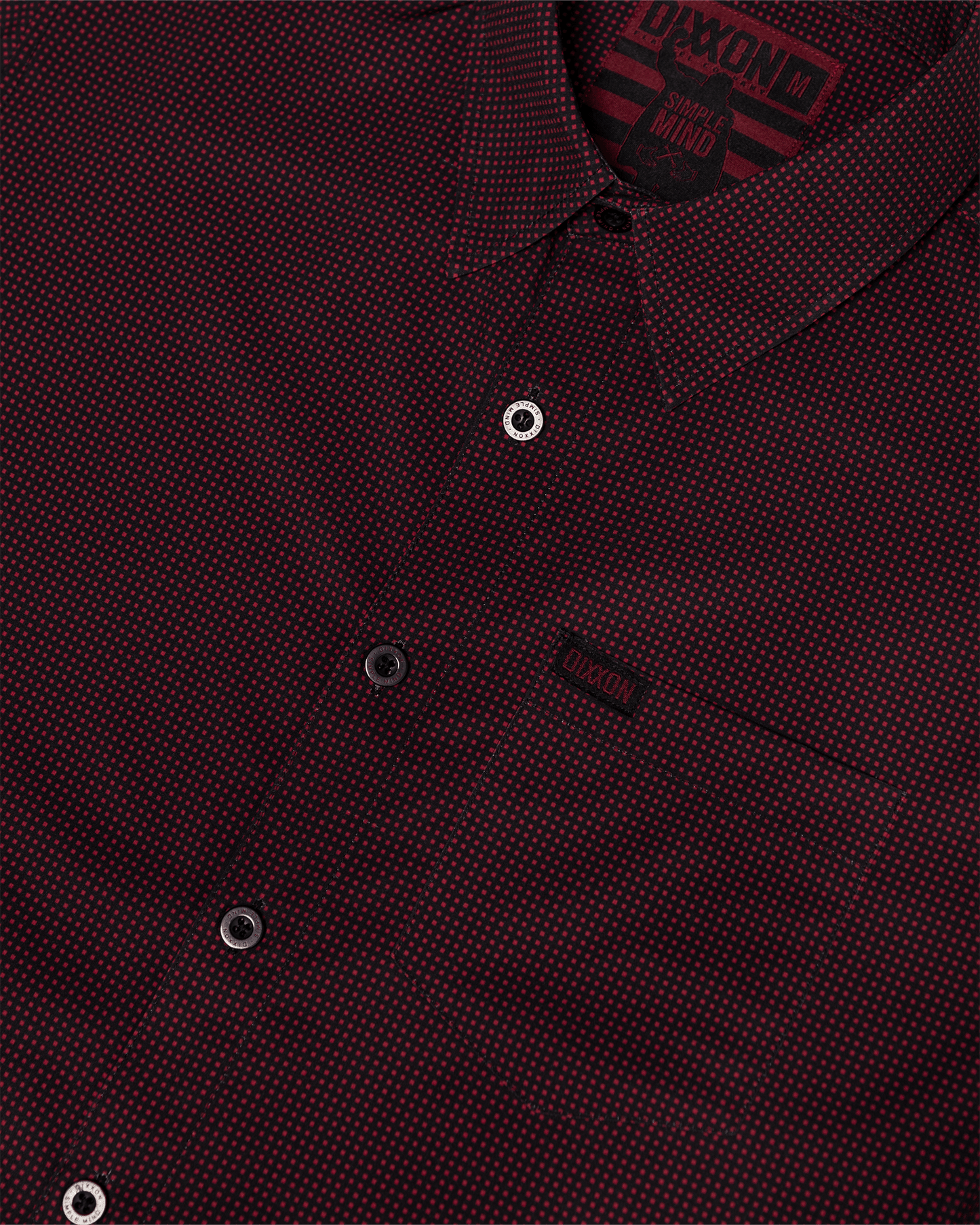 Simple Mind Party Shirt - Black & Red