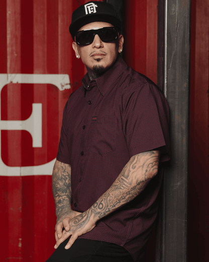 Simple Mind Party Shirt - Black & Red