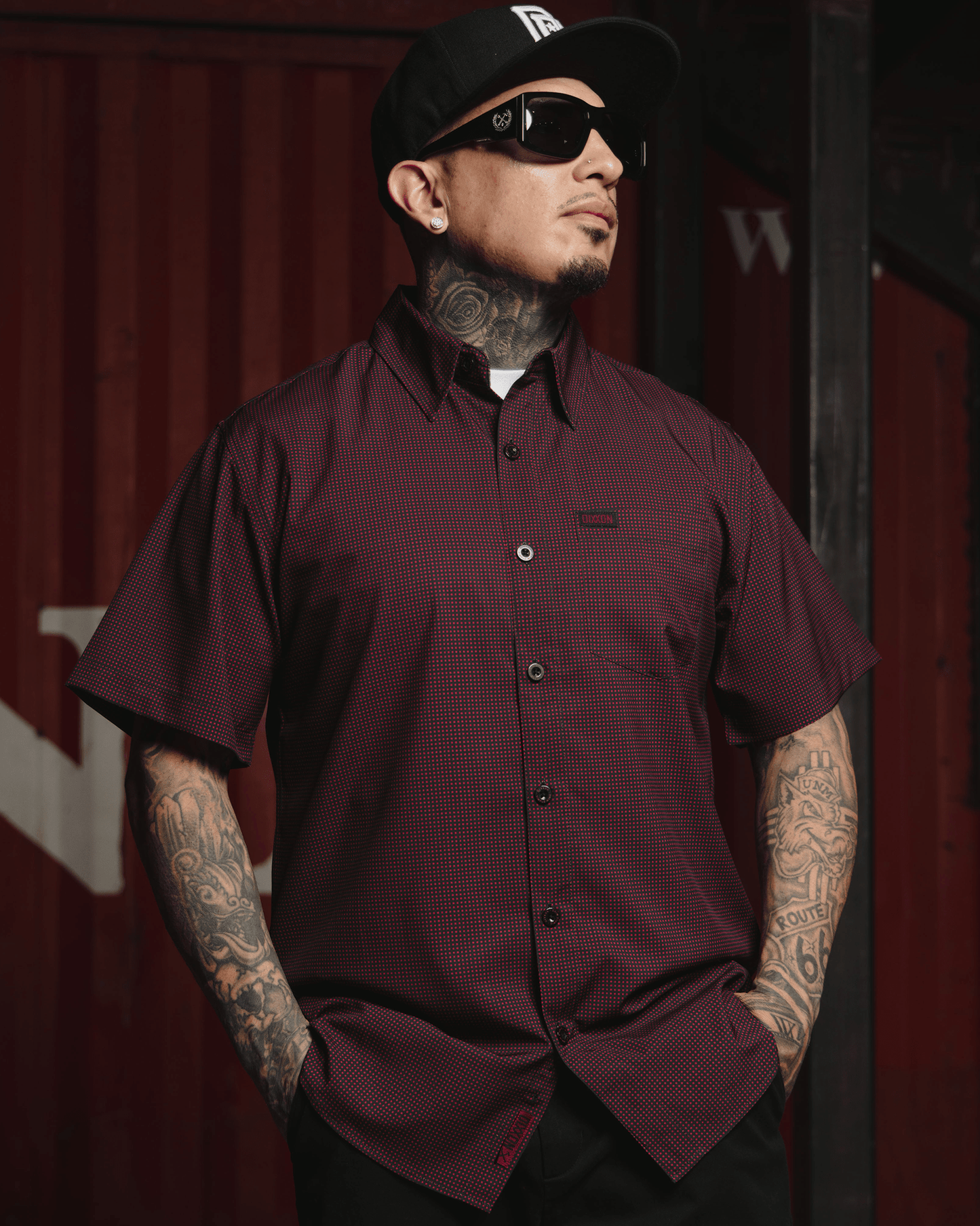 Simple Mind Party Shirt - Black & Red