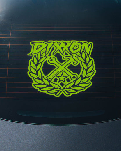 Party Crest Die Cut Sticker - 14"