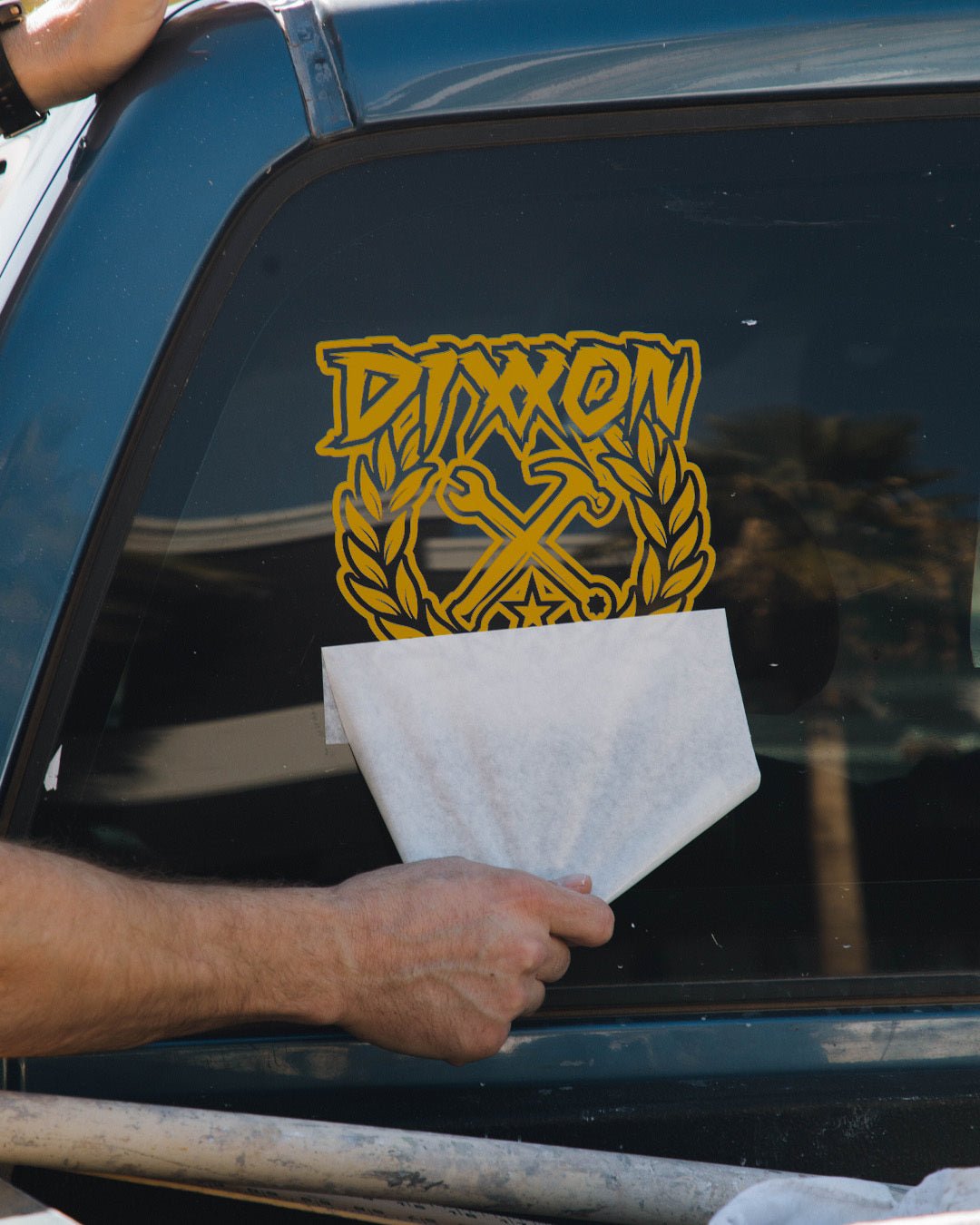 Party Crest Die Cut Sticker - 8"