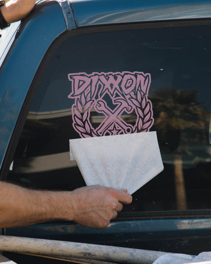Party Crest Die Cut Sticker - 8"