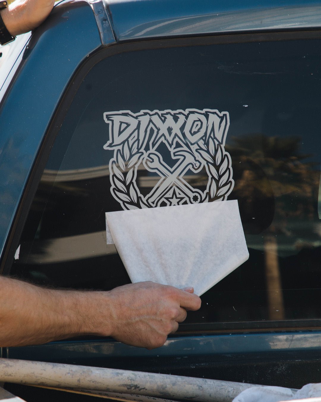 Party Crest Die Cut Sticker - 8"
