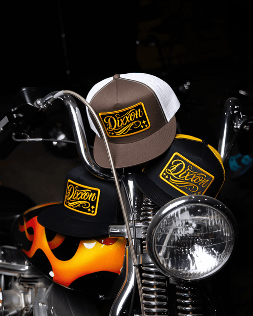 Slammed Flat Bill Trucker Snapback - Gold & Black