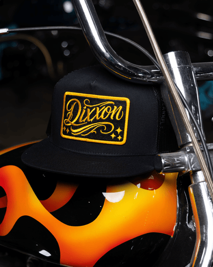 Slammed Flat Bill Trucker Snapback - Gold & Black