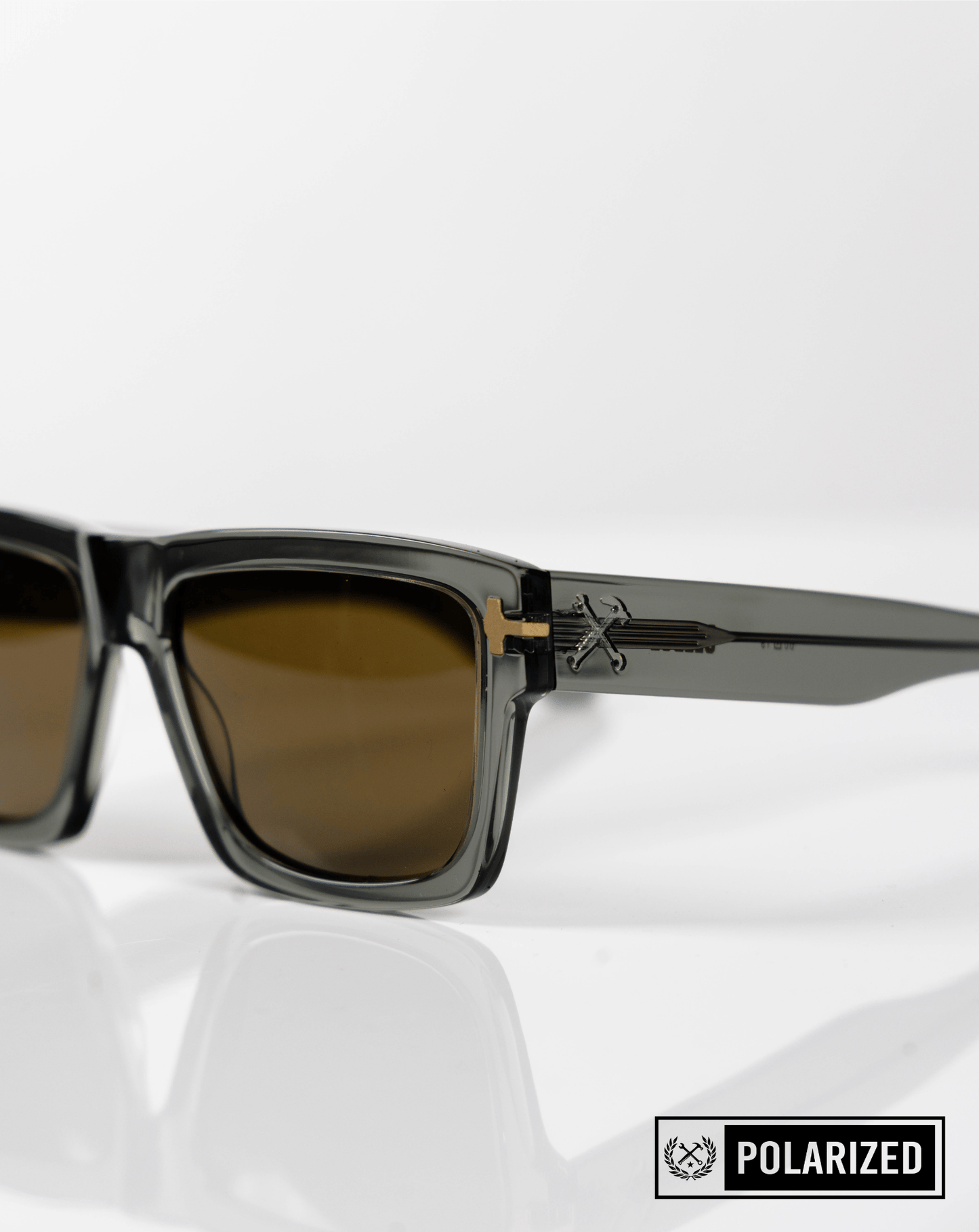 Sledge Sunglasses - Grey Smoke & Bronze Polarized