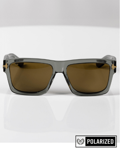 Sledge Sunglasses - Grey Smoke & Bronze Polarized