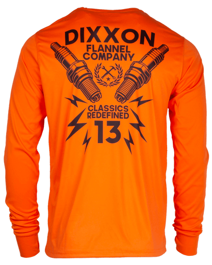 Sparky UV Long Sleeve T-Shirt - Orange