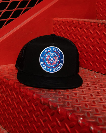 Stay Proud Flat Bill Trucker Snapback