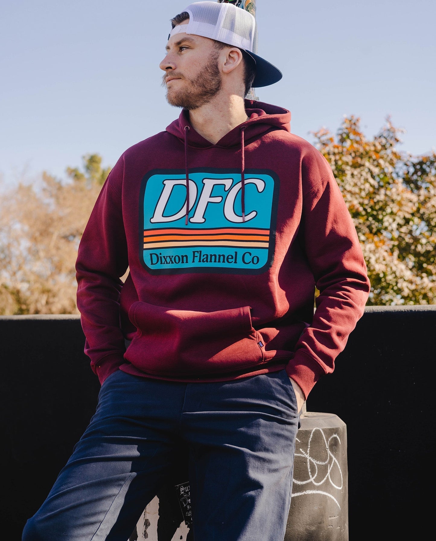 Steeze Pullover Hoodie - Maroon