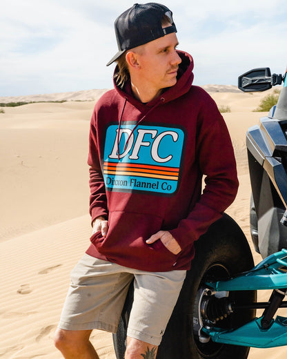 Steeze Pullover Hoodie - Maroon