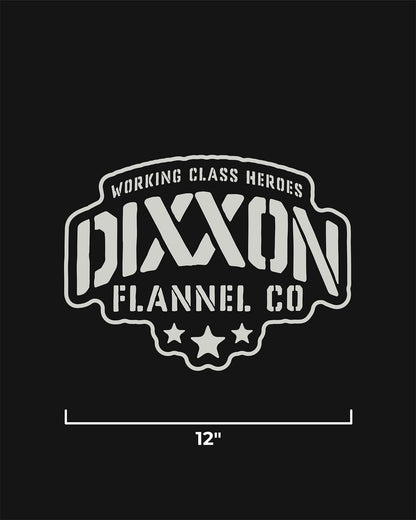 Stencil 12" Die Cut Sticker