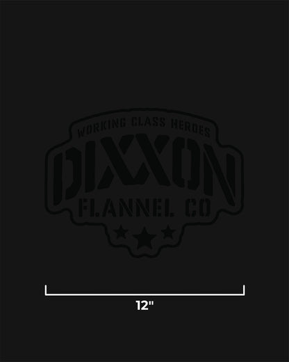 Stencil 12" Die Cut Sticker