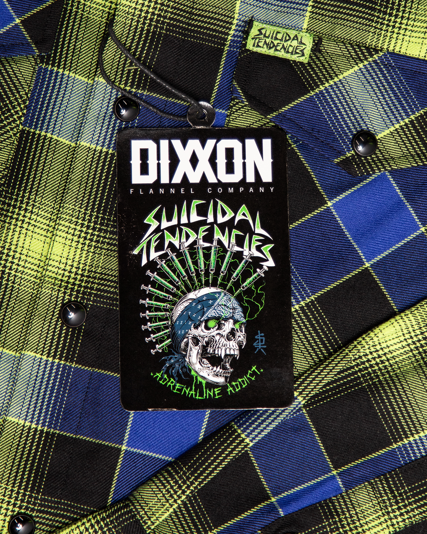 Suicidal Tendencies Adrenaline Addict Flannel