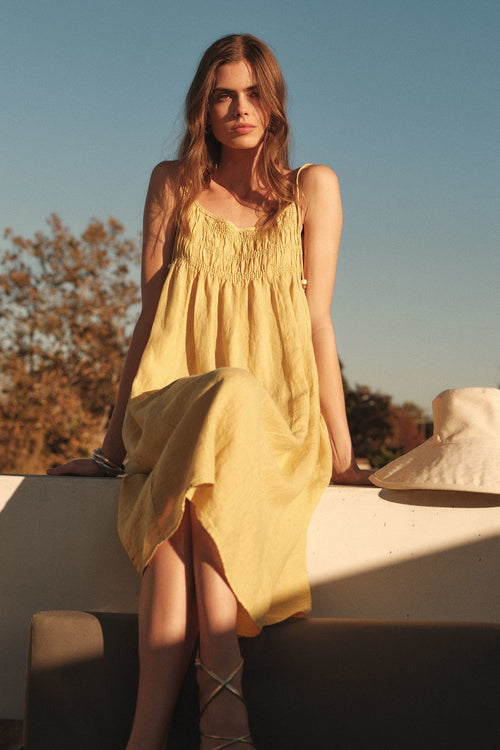 TERESA LINEN DRESS
