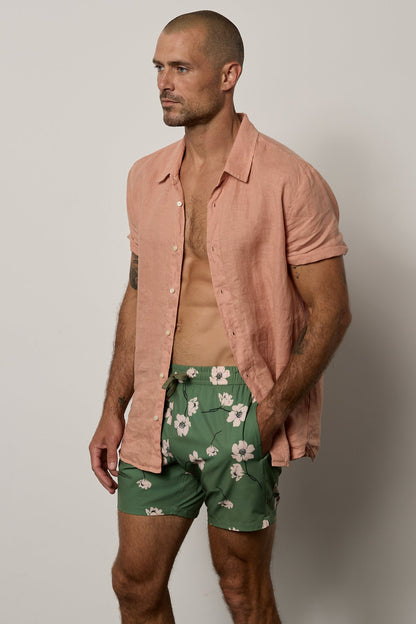 RICARDO PRINTED SWIM SHORT