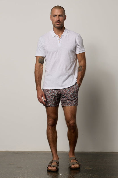RICARDO PRINTED SWIM SHORT
