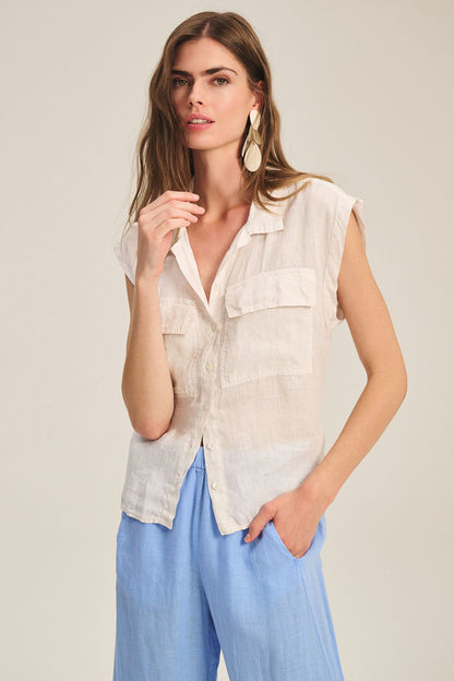 TASHA LINEN TOP