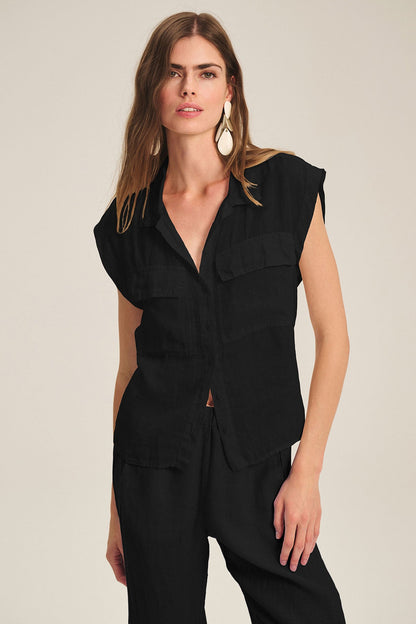 TASHA LINEN TOP