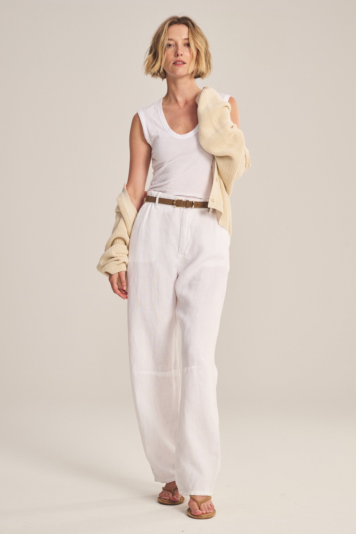 TAYLOR HEAVY LINEN PANT