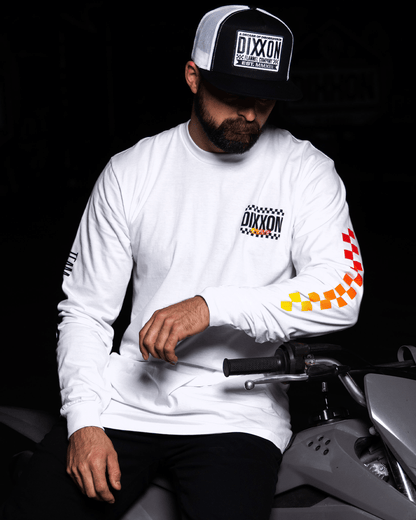 Team Racing Long Sleeve T-Shirt - White
