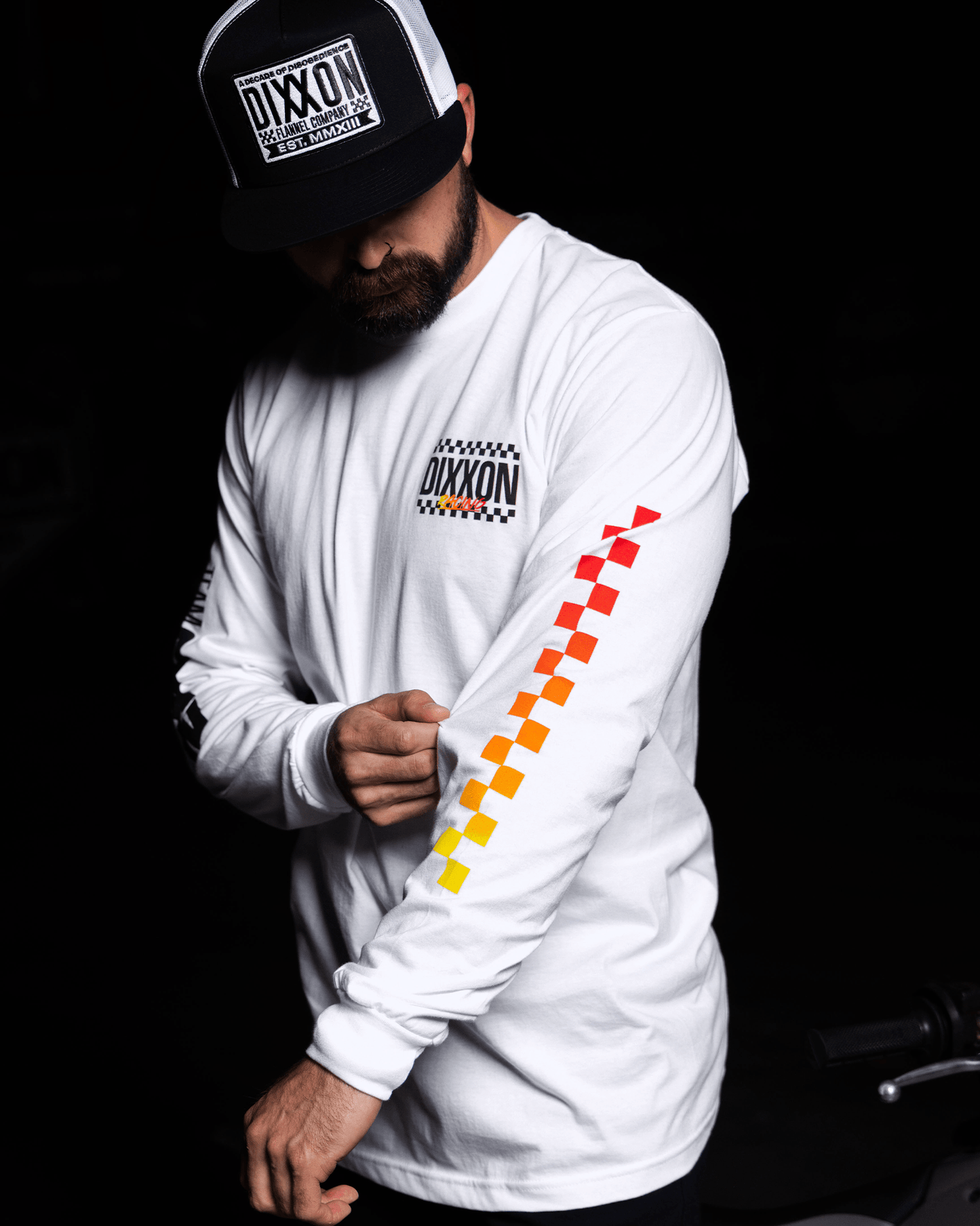 Team Racing Long Sleeve T-Shirt - White