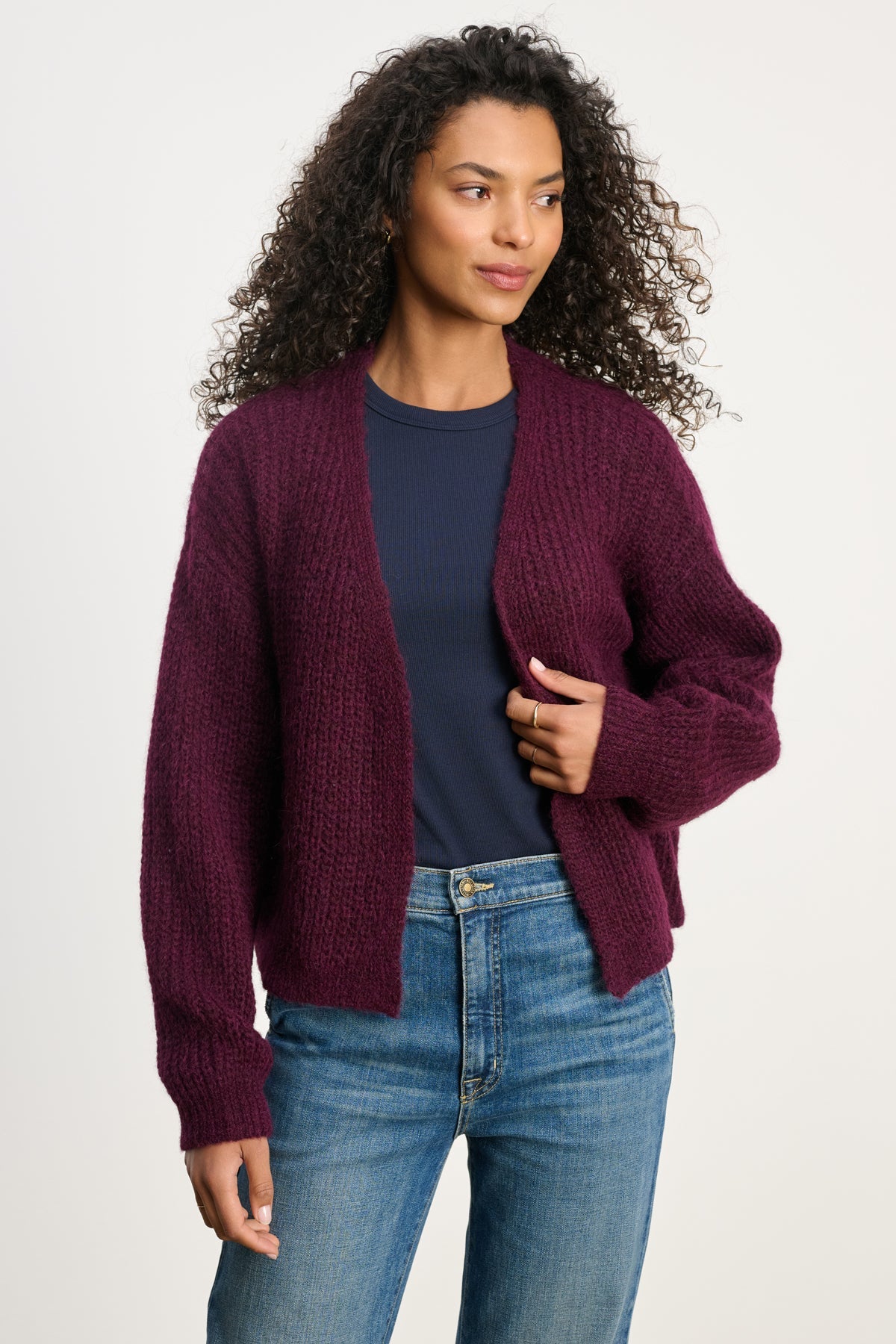 RANYA ALPACA CARDIGAN