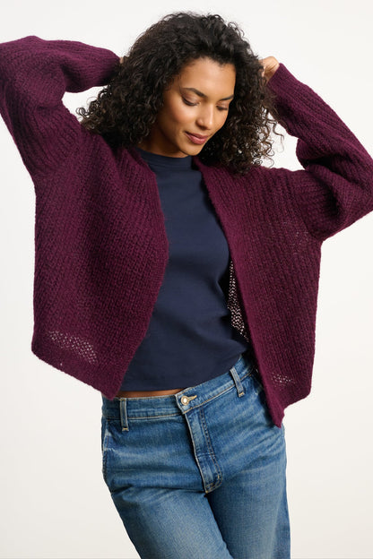 RANYA ALPACA CARDIGAN