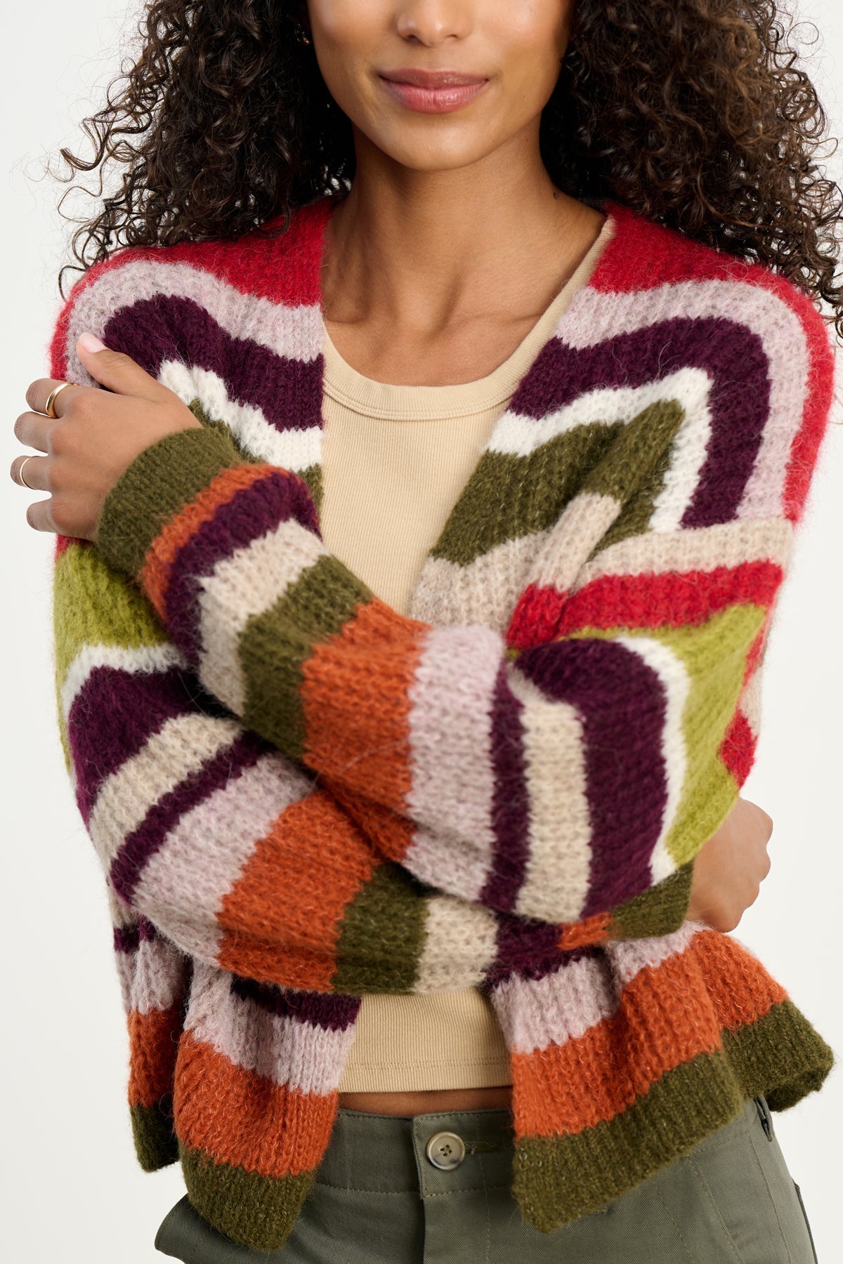 RANYA ALPACA CARDIGAN