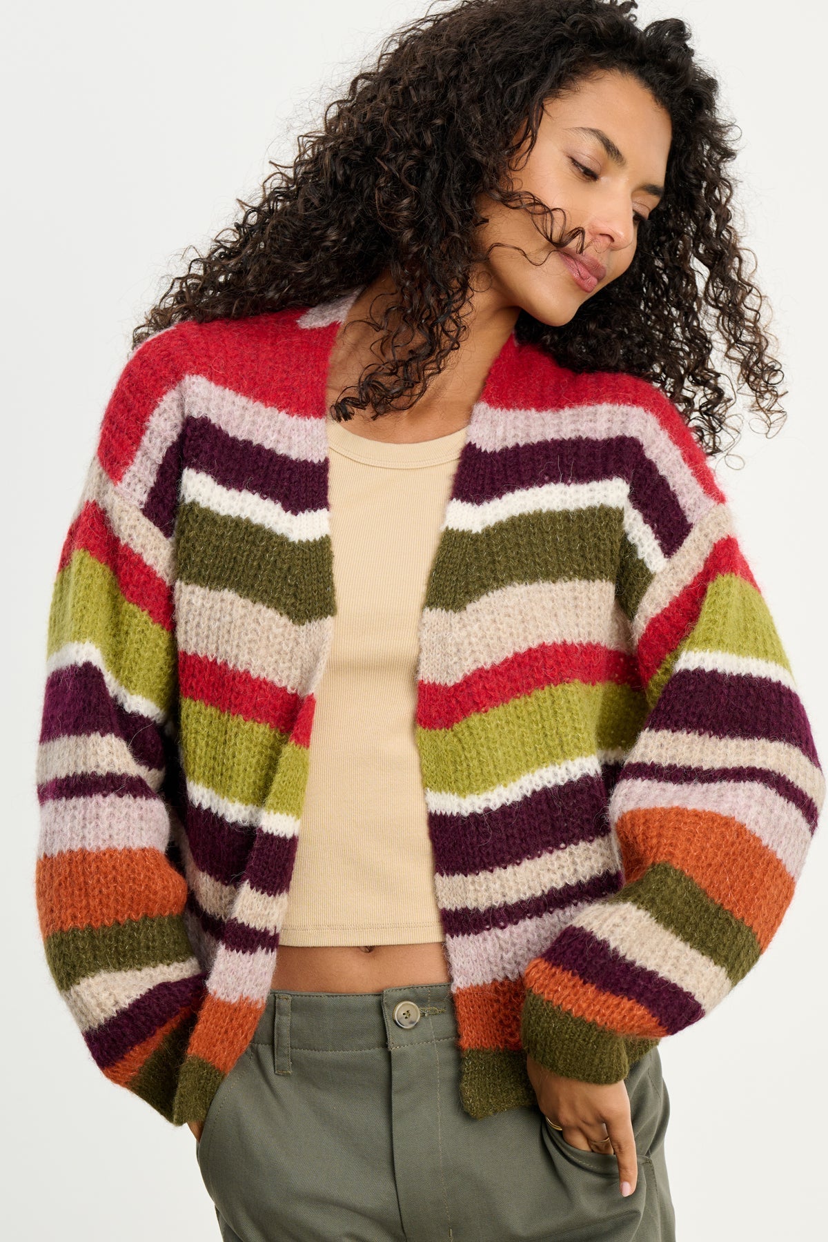 RANYA ALPACA CARDIGAN