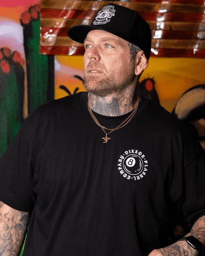 The 8 T-Shirt  - Black