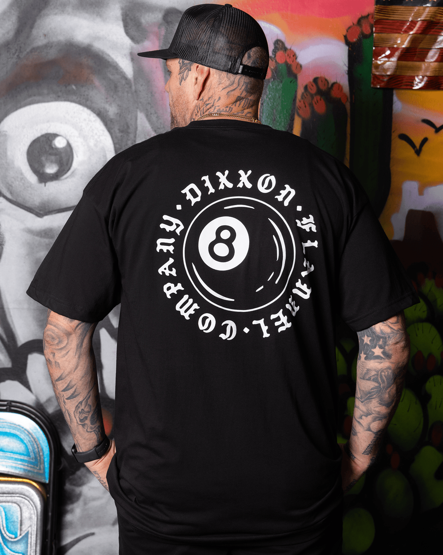 The 8 T-Shirt  - Black