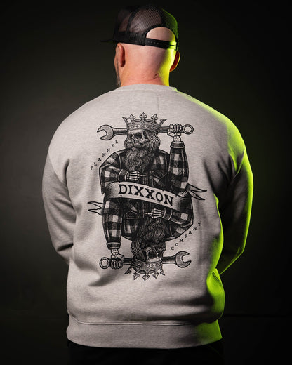 The King Crewneck Sweatshirt - Heather Gray
