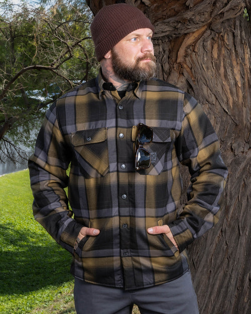 The Knox Sherpa Lined Flannel Jacket