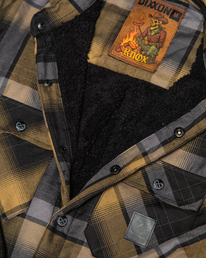 The Knox Sherpa Lined Flannel Jacket
