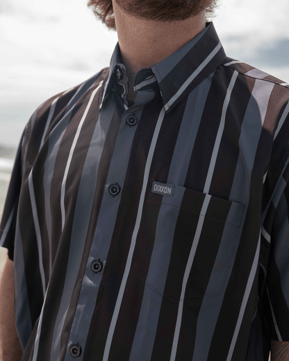 The Marina Party Shirt - Gray & Black