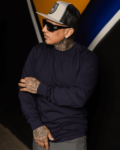 The Perfect Long Sleeve Tee - Navy Blue