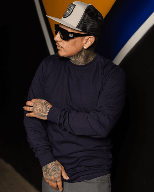 The Perfect Long Sleeve Tee - Navy Blue