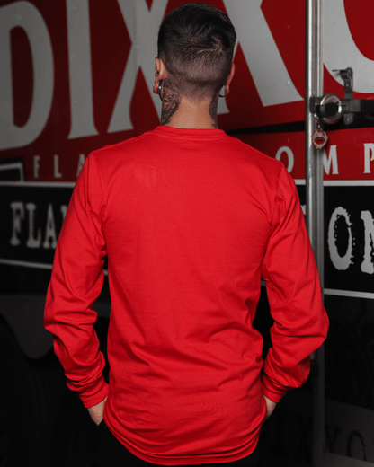 The Perfect Long Sleeve Tee - Red