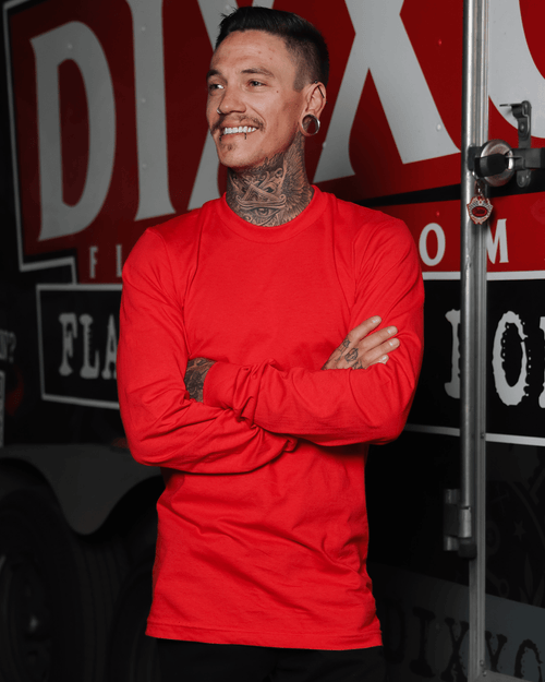 The Perfect Long Sleeve Tee - Red