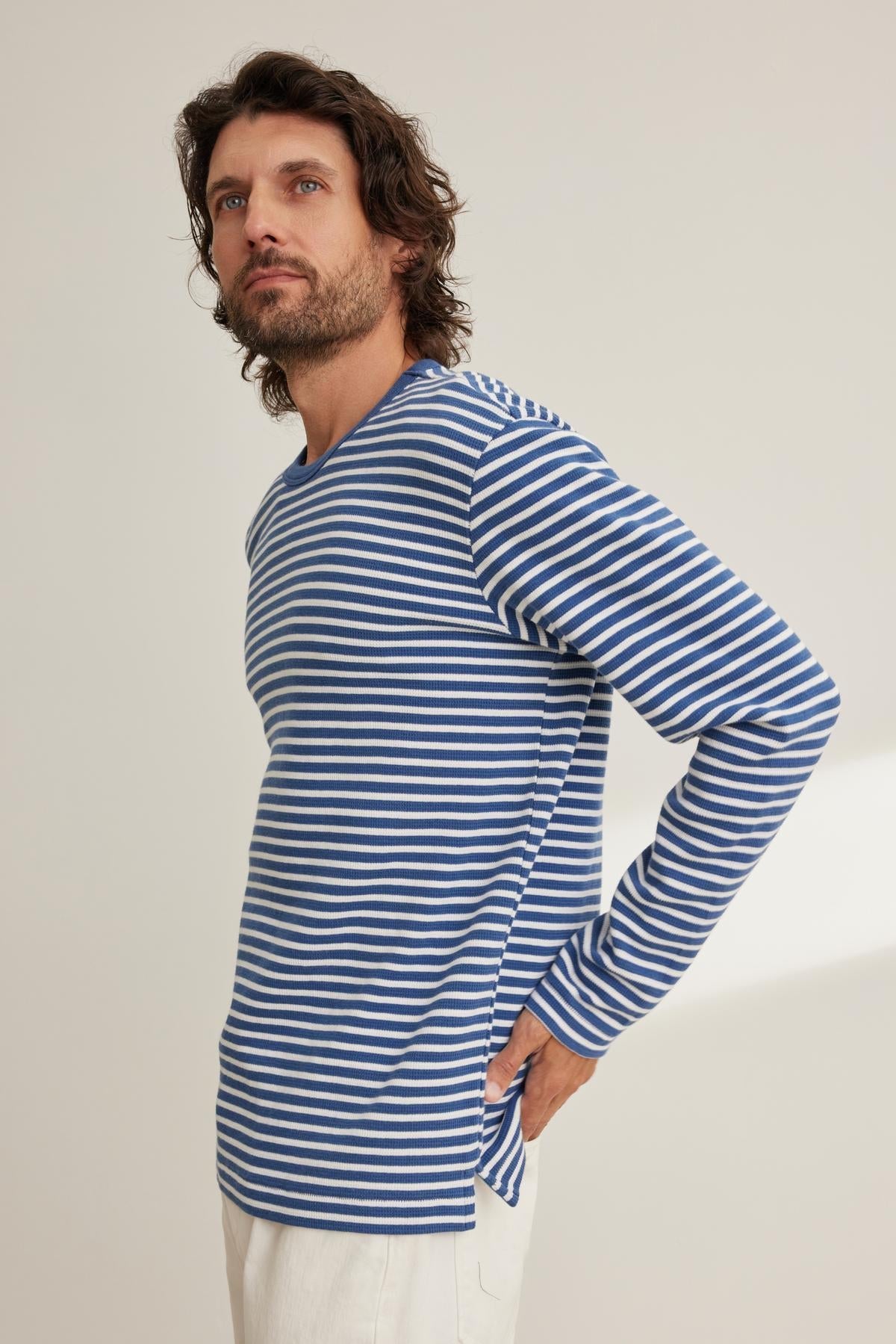 HARLAN THERMAL STRIPED CREW