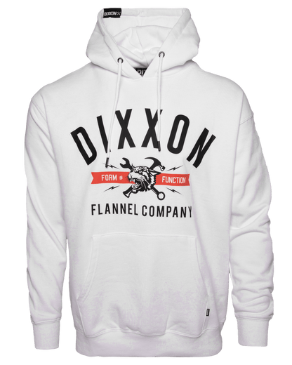 Tiger Pullover Hoodie - White