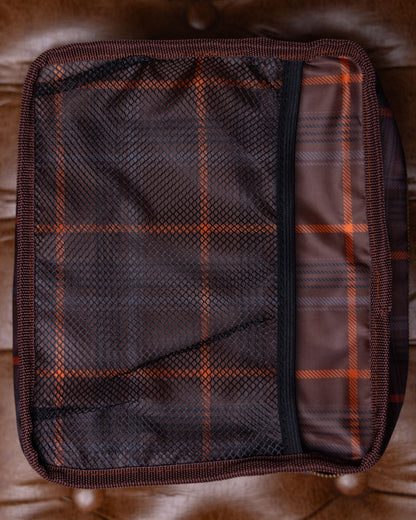 Toiletry Bag - Brown Leather