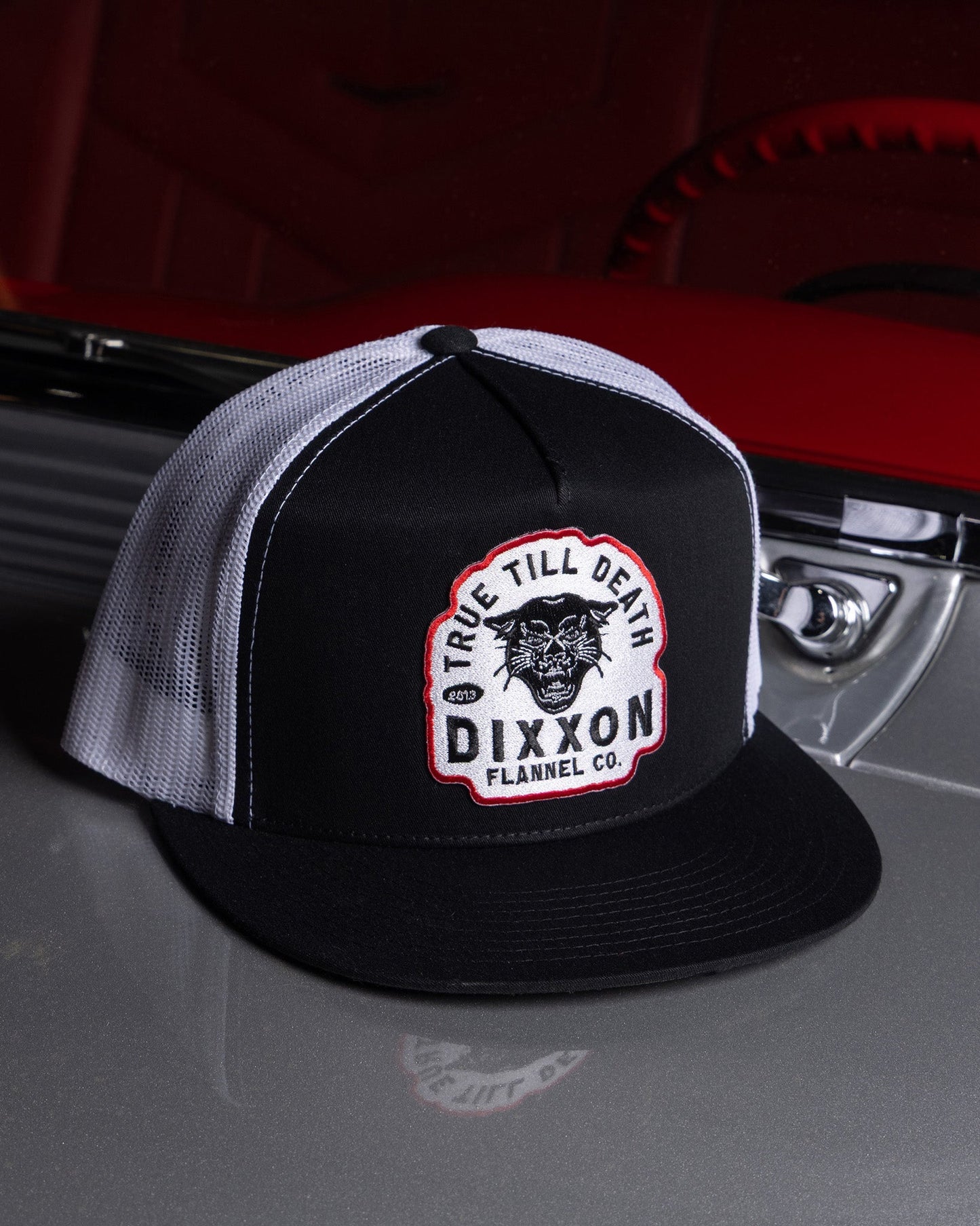 True Till Death Flat Bill Trucker Snapback