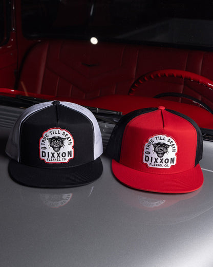 True Till Death Flat Bill Trucker Snapback